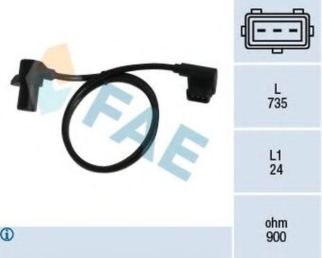 фото FAE 79039 Датчик положения коленчатого вала FAE 79039 Датчик положения коленчатого вала