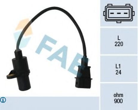 фото FAE 79049 Датчик положения коленчатого вала FAE 79049 Датчик положения коленчатого вала