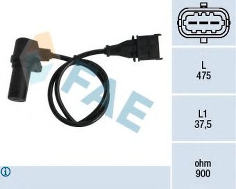 фото FAE 79060 Датчик положения коленчатого вала FAE 79060 Датчик положения коленчатого вала