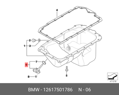 фото BMW 12 61 7 501 786 Датчик, уровень моторного масла BMW 12 61 7 501 786 Датчик, уровень моторного масла