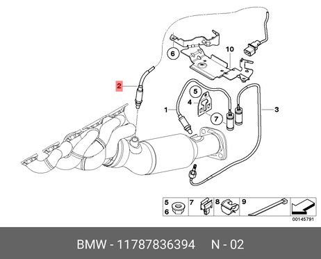фото BMW 11 78 7 836 394 Лямбда-зонд BMW 11 78 7 836 394 Лямбда-зонд