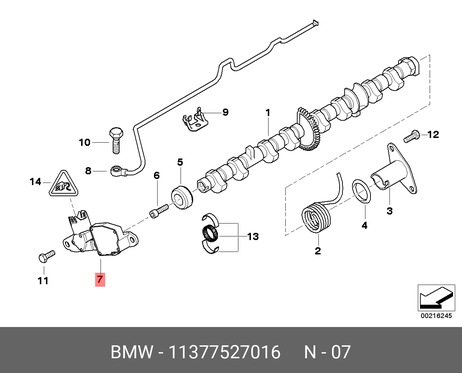 фото BMW 11377527016 Датчик положения распредвала ДВС BMW 11377527016 Датчик положения распредвала ДВС