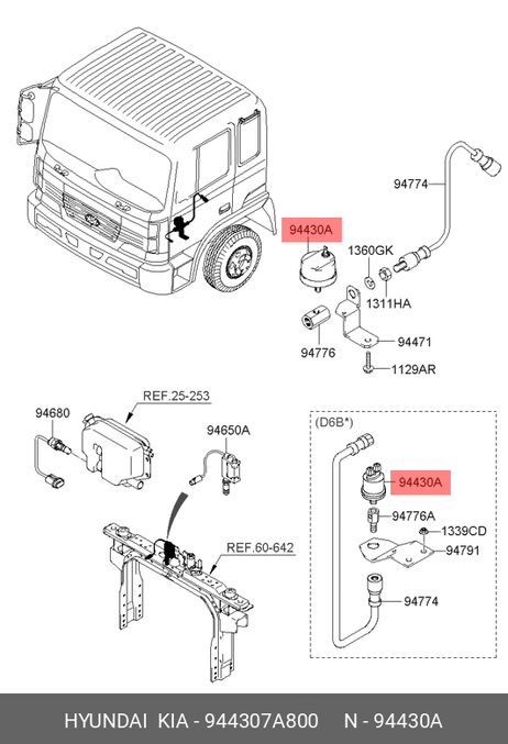 фото Hyundai/Kia 944307A800 Датчик давления масла Hyundai/Kia 944307A800 Датчик давления масла
