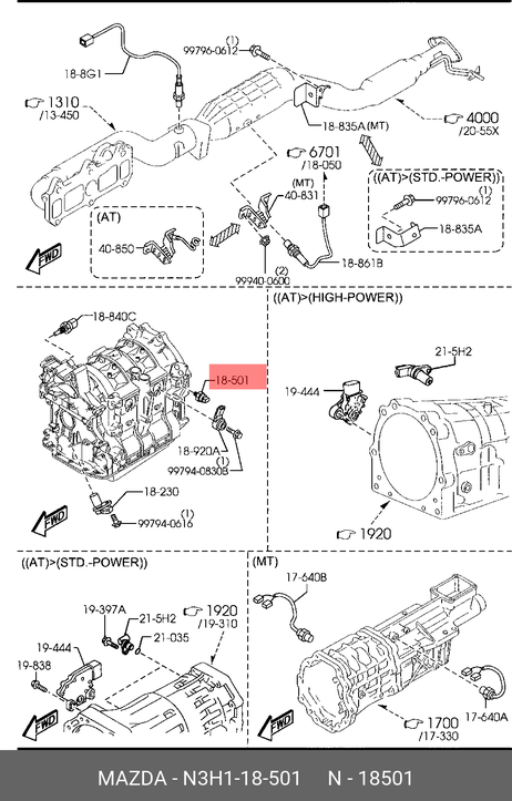 фото Mazda N3H1-18-501 Oeldruckschalter *eb* Mazda N3H1-18-501 Oeldruckschalter *eb*
