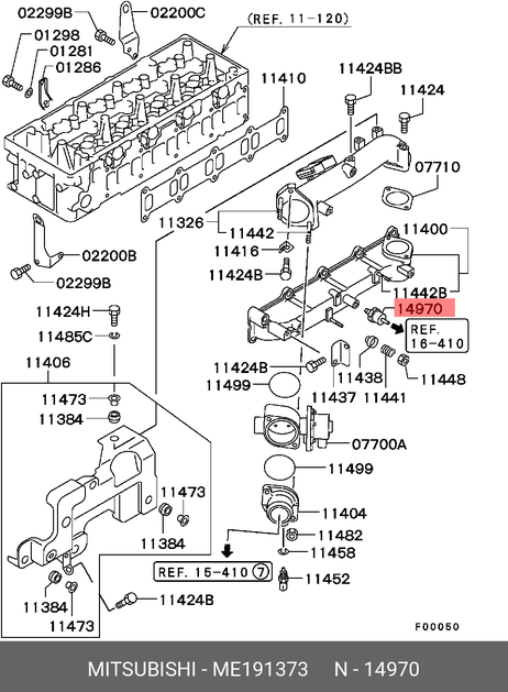 фото Mitsubishi ME191373 Датчик давления Mitsubishi ME191373 Датчик давления