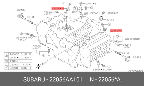 фото Subaru 22056AA101 Датчик, положение распределительного вала Subaru 22056AA101 Датчик, положение распределительного вала