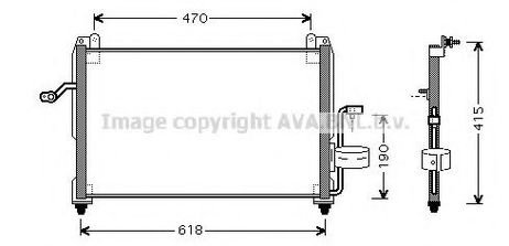 фото AVA DW 5045 Конденсатор кондиционера AVA DW 5045 Конденсатор кондиционера