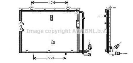 фото AVA MS 5207 Конденсатор кондиционера AVA MS 5207 Конденсатор кондиционера