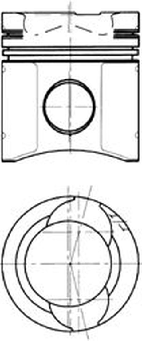 фото Kolbenschmidt 90 578 600 Поршень d2865 MAN 128,0 Kolbenschmidt 90 578 600 Поршень d2865 MAN 128,0