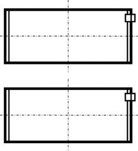 фото Kolbenschmidt 79 269 600 Шатунный подшипник пара STD Kolbenschmidt 79 269 600 Шатунный подшипник пара STD