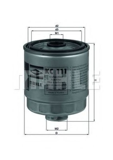 фото Knecht KC 111 Фильтр топливный Knecht KC 111 Фильтр топливный