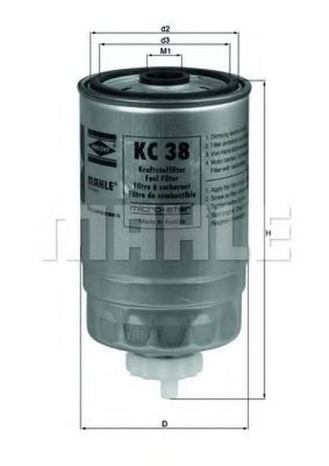 фото Knecht KC38 Фильтр топливный Knecht KC38 Фильтр топливный