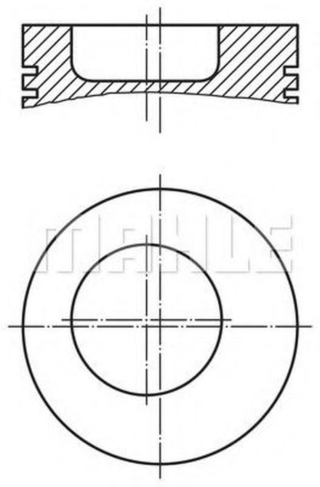 фото Mahle 004 54 00 Поршнекомплект Mahle 004 54 00 Поршнекомплект