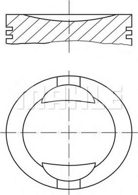 фото Mahle 009 36 02 Поршнекомплект Mahle 009 36 02 Поршнекомплект