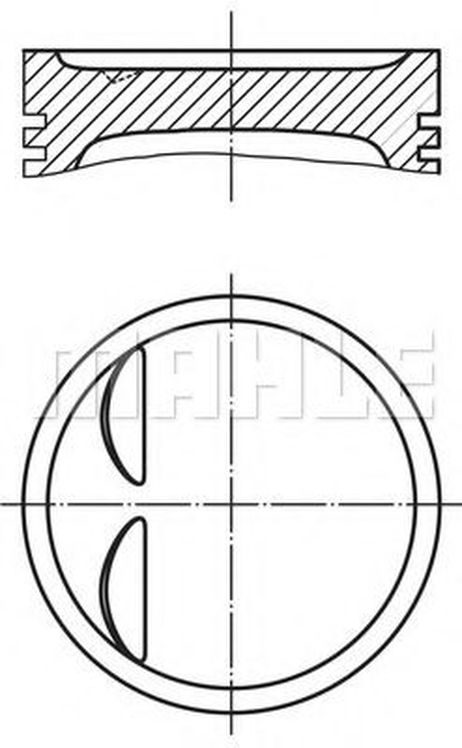 фото Mahle 011 95 01 Поршнекомплект Mahle 011 95 01 Поршнекомплект