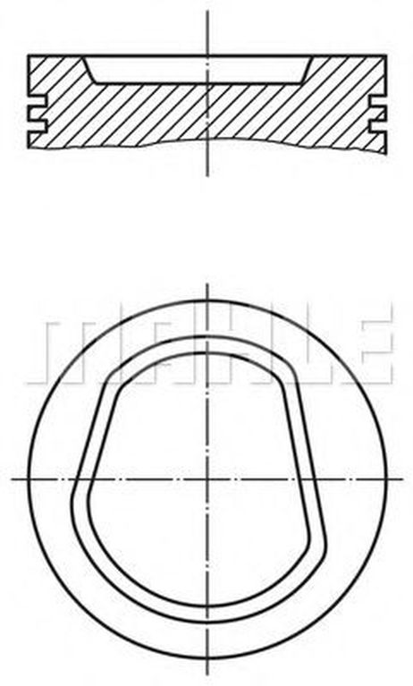 фото Mahle 030 67 02 Поршнекомплект Mahle 030 67 02 Поршнекомплект