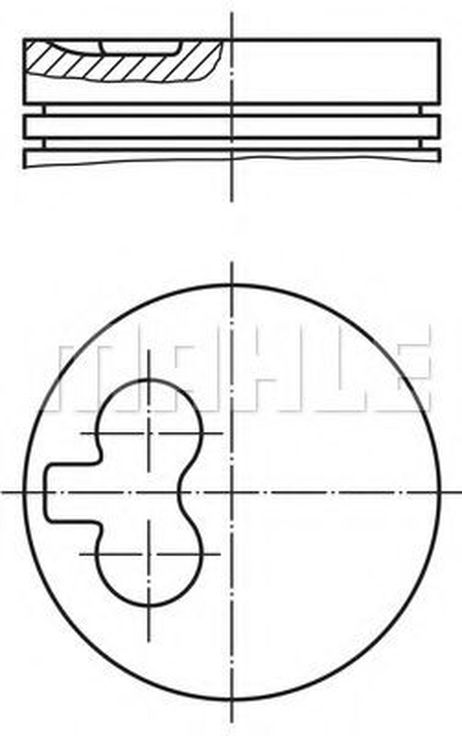 фото Mahle 029 82 13 Поршнекомплект Mahle 029 82 13 Поршнекомплект