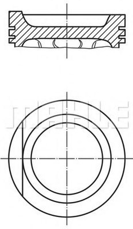 фото Mahle 034 78 00 Поршнекомплект Mahle 034 78 00 Поршнекомплект