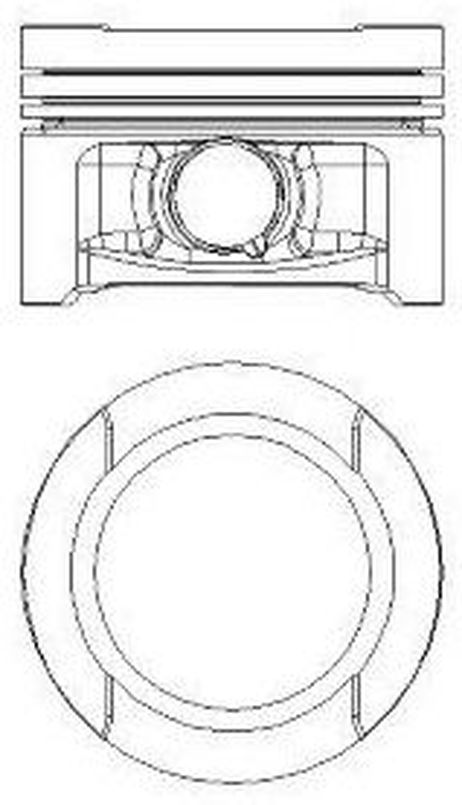 фото Nural 87-105907-00 Поршень audi/vw 1.6 adp/aft 81.51 Nural 87-105907-00 Поршень audi/vw 1.6 adp/aft 81.51