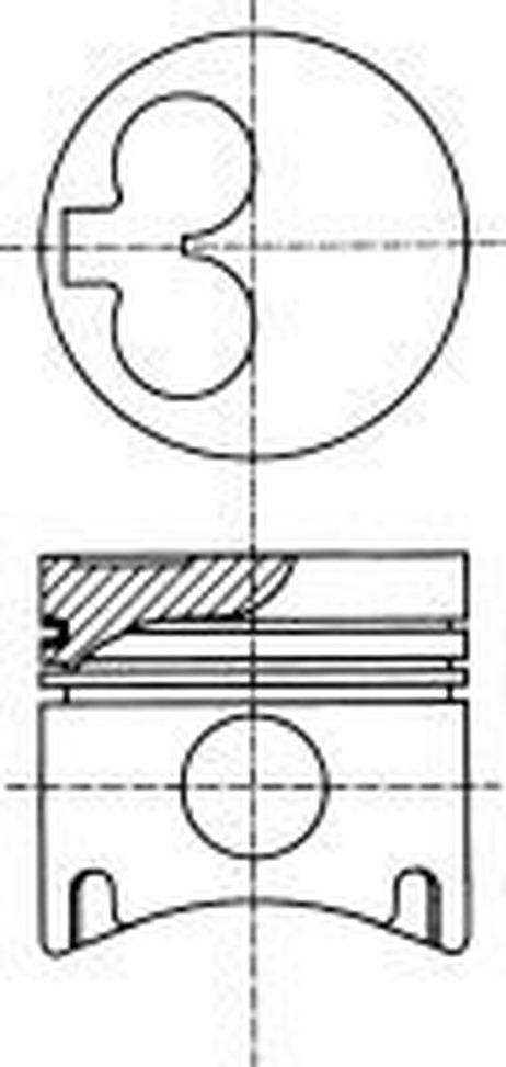 фото Nural 87-109800-10 Поршень audi/vw 76.51 1.6td/2.0td Nural 87-109800-10 Поршень audi/vw 76.51 1.6td/2.0td