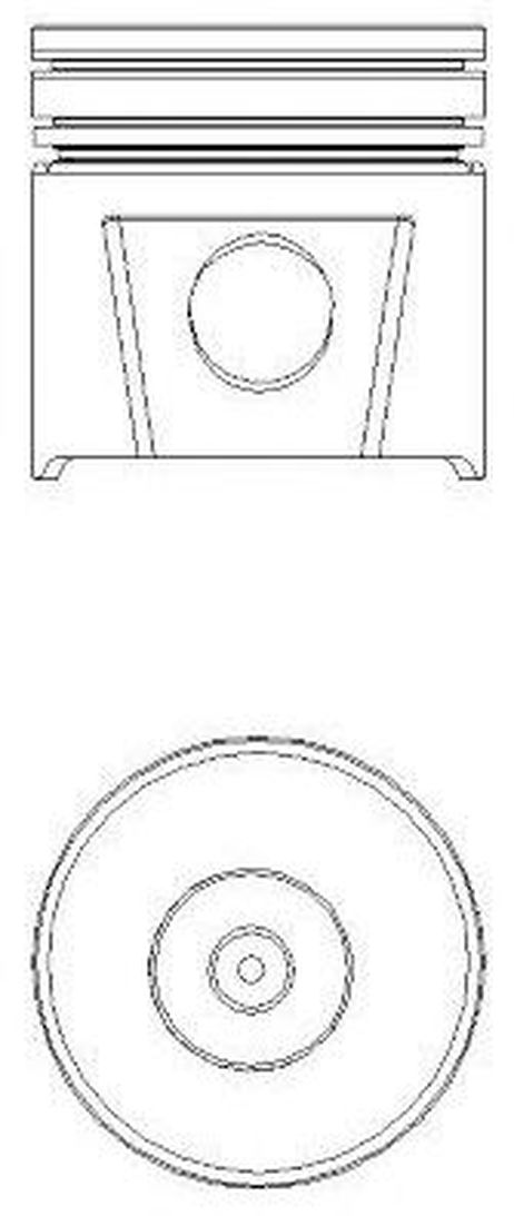 фото Nural 87-784821-00 Поршень ford 94.29 2.5d D25 88-94 Nural 87-784821-00 Поршень ford 94.29 2.5d D25 88-94