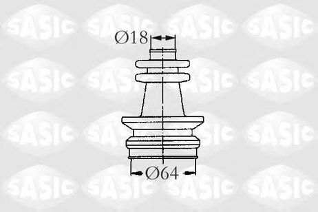 фото Sasic 2873653 Пыльник ШРУСа Sasic 2873653 Пыльник ШРУСа