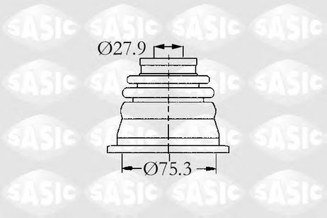 фото Sasic 4003470 Деталь РТИ | перед лев | Sasic 4003470 Деталь РТИ | перед лев |