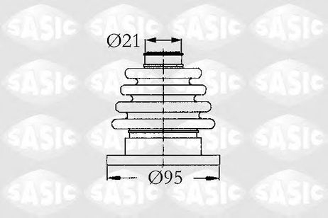 фото Sasic 9004603 Пыльник ШРУСа Sasic 9004603 Пыльник ШРУСа