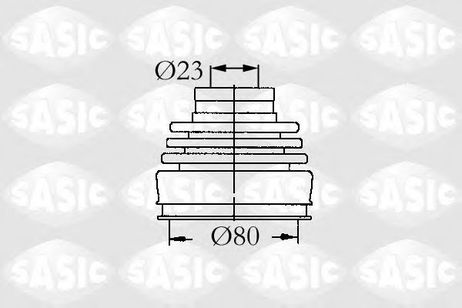фото Sasic 9004630 Пыльник ШРУСа Sasic 9004630 Пыльник ШРУСа