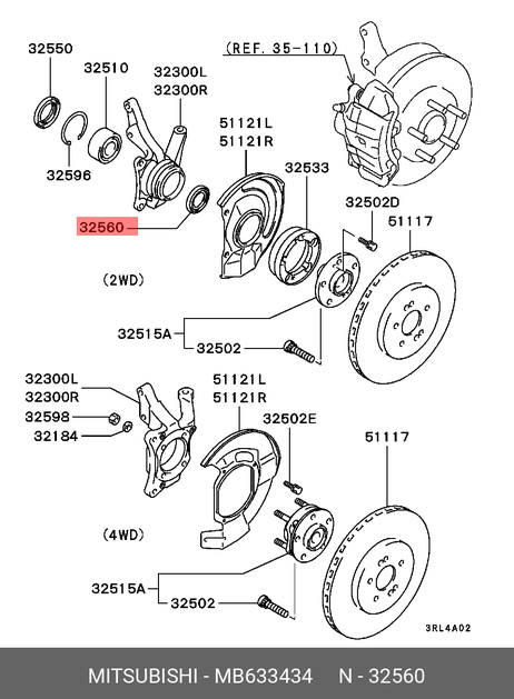 фото Mitsubishi MB633434 Сальник передней ступицы | перед | Mitsubishi MB633434 Сальник передней ступицы | перед |