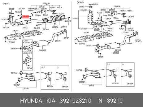 фото Hyundai/Kia 3921023210 Датчик кислородный Hyundai/Kia 3921023210 Датчик кислородный