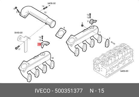 фото Iveco 500351377 Датчик давления воздуха высотного корректора Iveco 500351377 Датчик давления воздуха высотного корректора