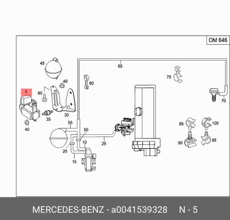 фото Mercedes A0041539328 Преобразователь давления Mercedes A0041539328 Преобразователь давления