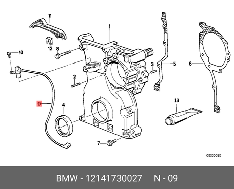 фото BMW 12 14 1 730 027 Датчик положения коленчатого вала BMW 12 14 1 730 027 Датчик положения коленчатого вала