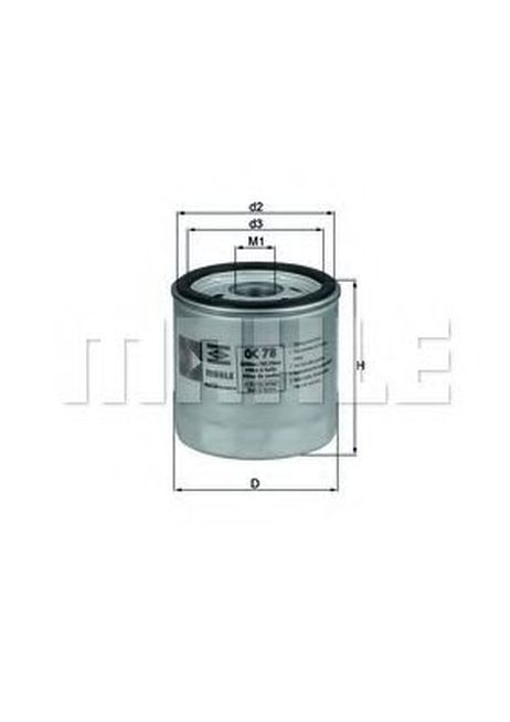 Knecht OC 78 Снят с производства Фильтр масляный