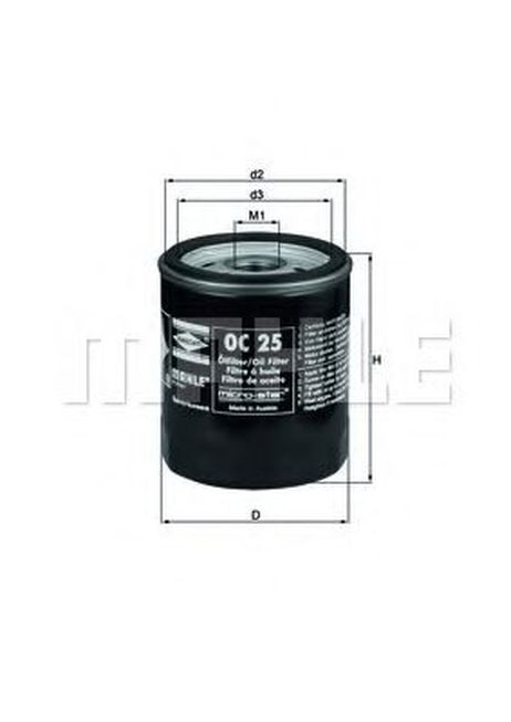 Knecht OC 25 Фильтр масляный