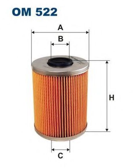 фото FILTRON OM522 Фильтр масляный (вставка) FILTRON OM522 Фильтр масляный (вставка)