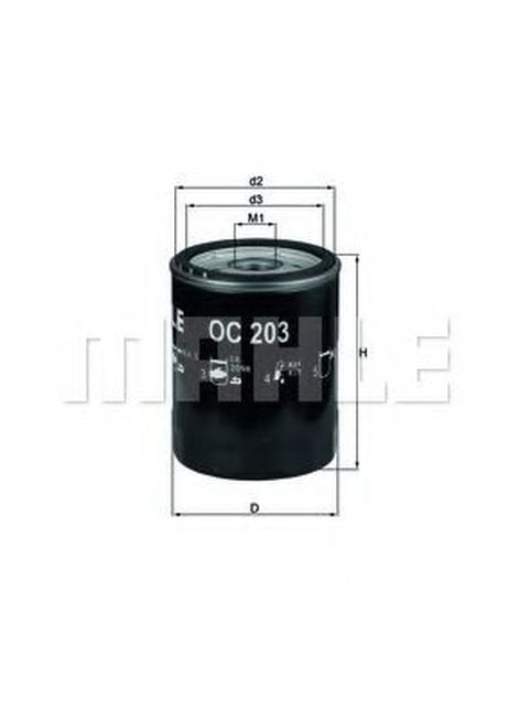 фото Knecht OC 203 Фильтр масляный Knecht OC 203 Фильтр масляный