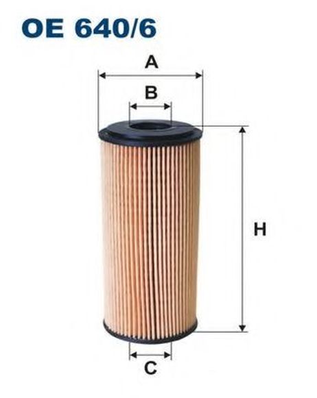 фото FILTRON OE640/6 Фильтр масляный mercedes FILTRON OE640/6 Фильтр масляный mercedes