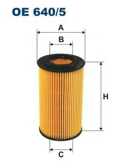 фото FILTRON OE640/5 Фильтр масляный (вставка) FILTRON OE640/5 Фильтр масляный (вставка)