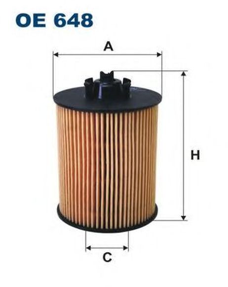 фото FILTRON OE648 Фильтр масляный (вставка) FILTRON OE648 Фильтр масляный (вставка)