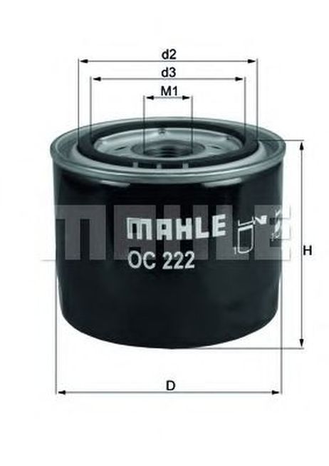 фото Knecht OC 222 Фильтр масляный Knecht OC 222 Фильтр масляный