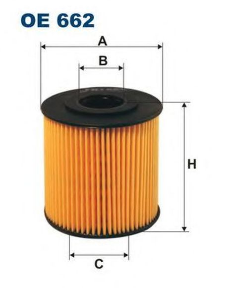 фото FILTRON OE662 Фильтр масляный (вставка) FILTRON OE662 Фильтр масляный (вставка)