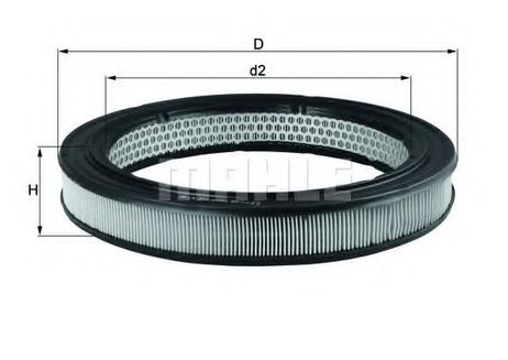 фото Knecht LX 210 Фильтр воздушный Knecht LX 210 Фильтр воздушный