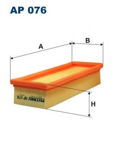 фото FILTRON AP076 Фильтр воздушный fiat FILTRON AP076 Фильтр воздушный fiat