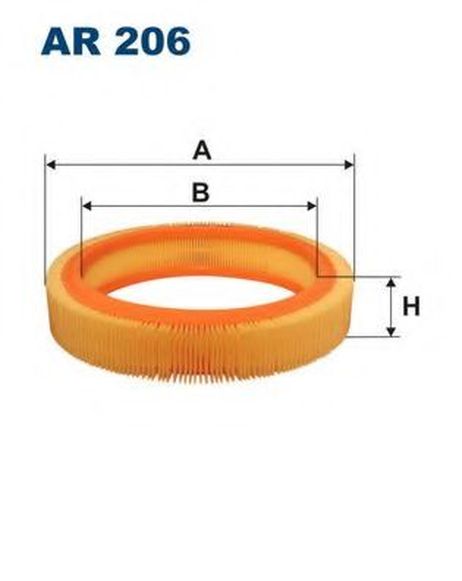 фото FILTRON AR206 Фильтр воздушный ford FILTRON AR206 Фильтр воздушный ford