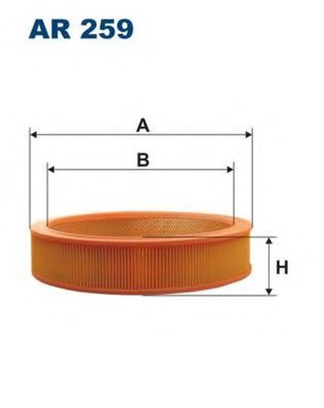 фото FILTRON AR259 Фильтр воздушный --- FILTRON AR259 Фильтр воздушный ---