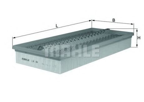 фото Knecht LX 96 Фильтр воздушный Knecht LX 96 Фильтр воздушный