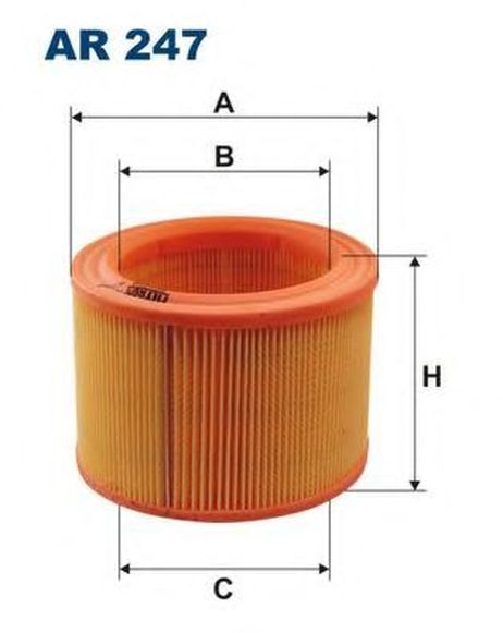 фото FILTRON AR247 Фильтр воздушный citroen FILTRON AR247 Фильтр воздушный citroen