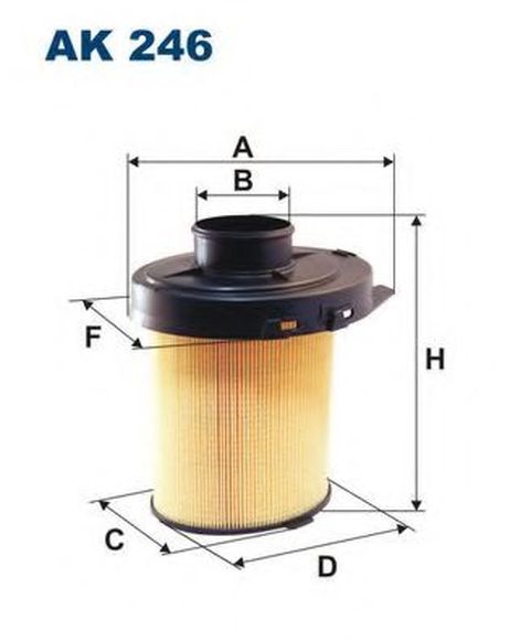 фото FILTRON AK246 Фильтр воздушный peugeot FILTRON AK246 Фильтр воздушный peugeot